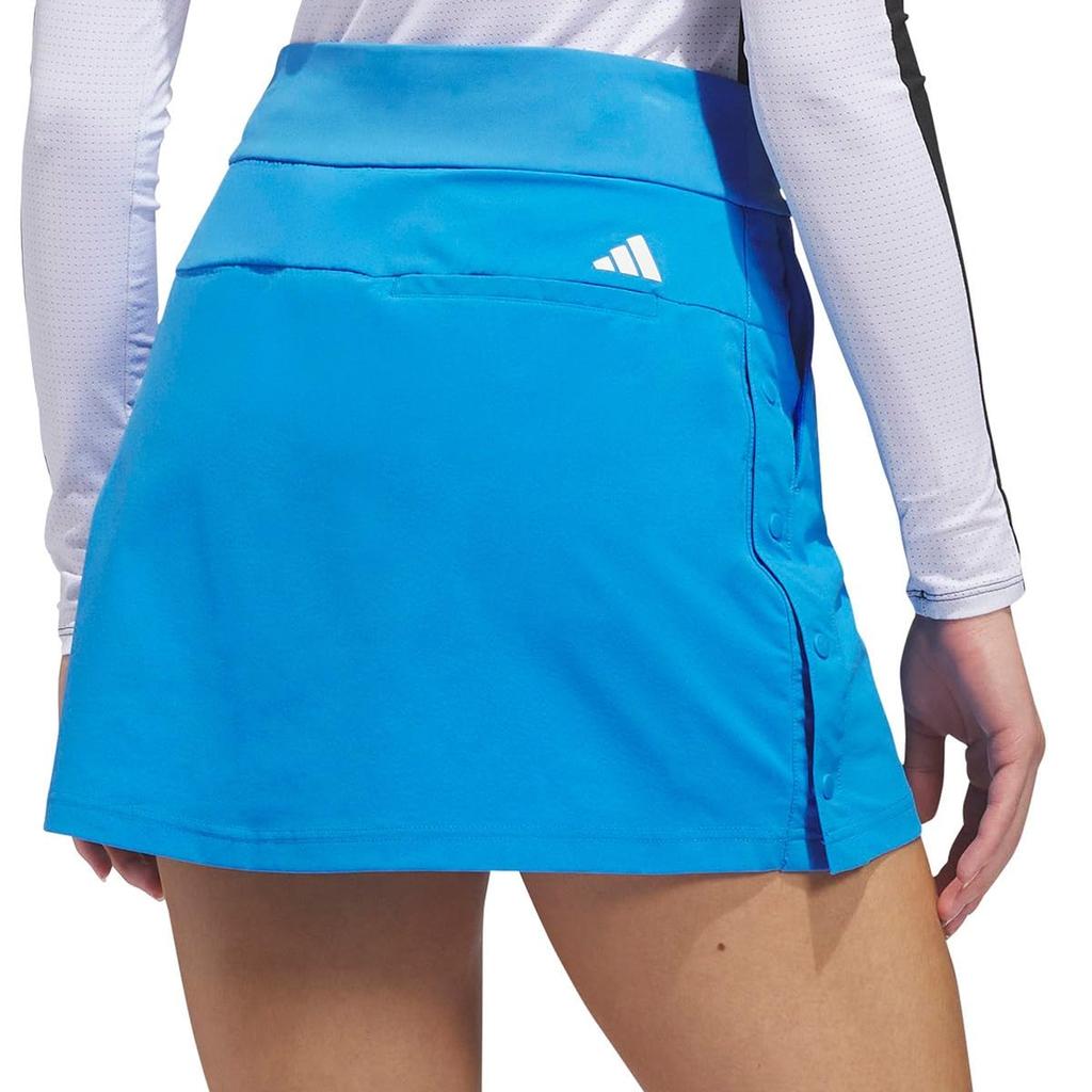 Golf Skirt Beyond the Course TWISTWEAVE Skirt with Side Snaps Lucid Ray Blue [Adidas Golf] Water-repellent Pull-on