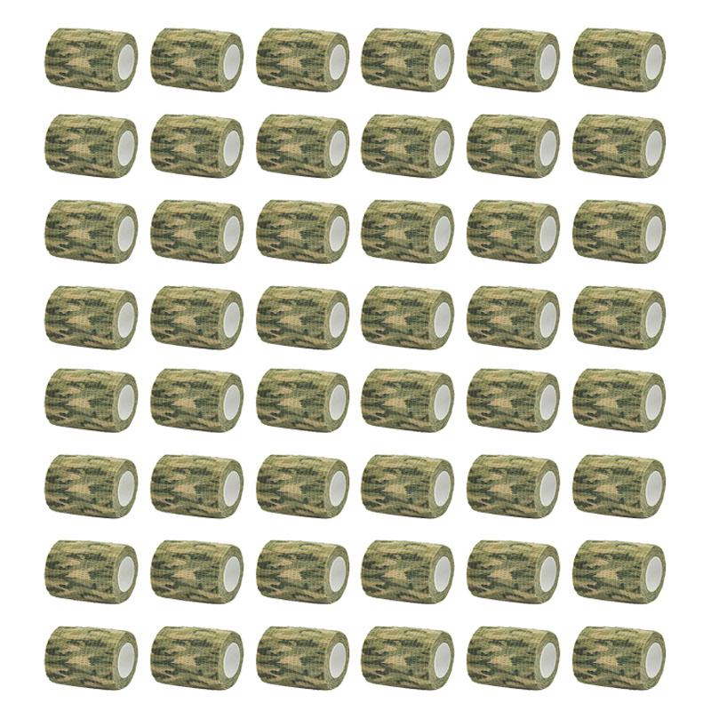 1/24/48Pcs grassland Camouflage Elastic Wrap Tape Self Adhesive Sports Protector Ankle Knee Finger Arm Bandage