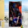Neymar Jr. Celebration Gesture Beach Towel Super Soft Microfiber Quickdry Fabric Comfortable Lightweight