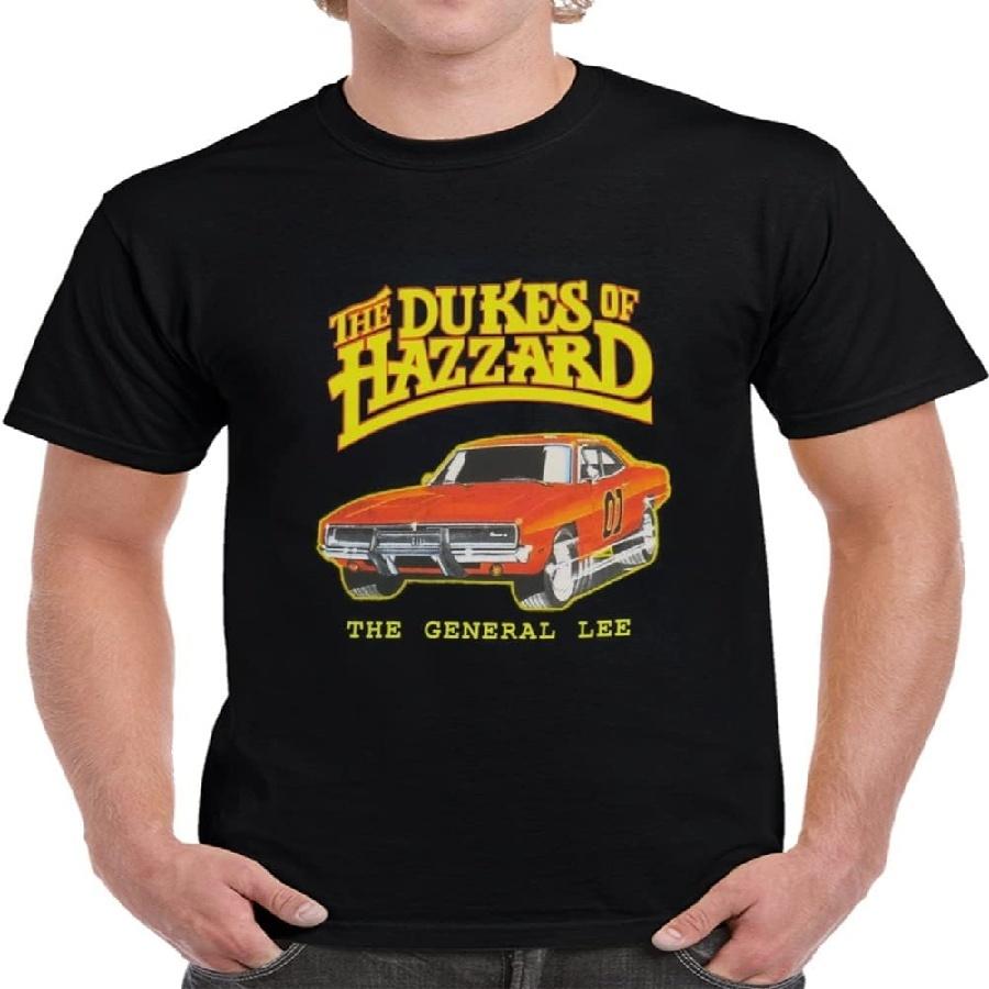 Футболка с изображением машины Генерал Ли из сериала «Придурки из Хаззарда» XXXXXL чёрный