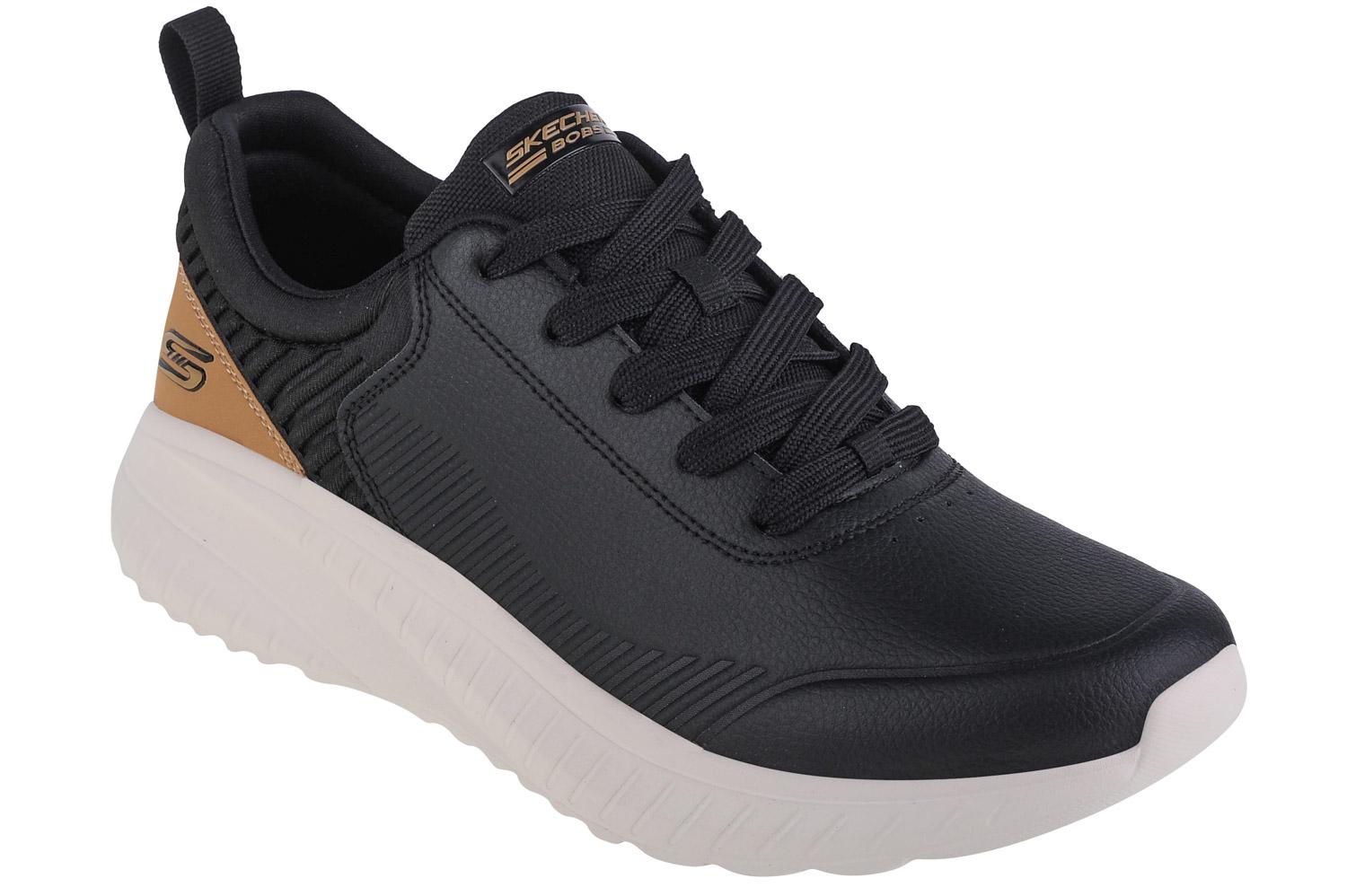 Skechers Bobs Squad Chaos-Heel Better, Baskets noires pour hommes