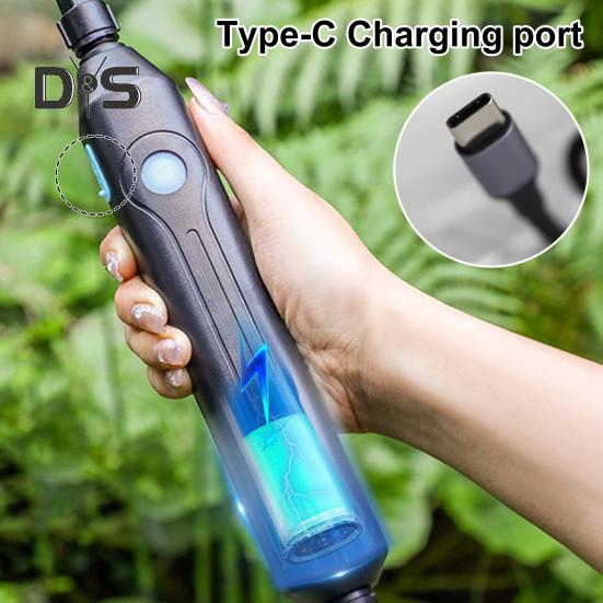 5L/8L Elektrisk Trädgårdsspruta Ryggsäck Grässpruta med 3 Munstycken Infällbart Spröt Justerbar Rem Trädgårdssprutverktyg för Vattning Gödning