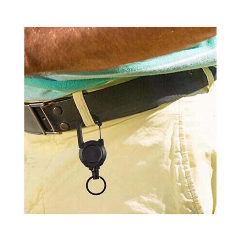 1pc Anti Loss Carabiner,Wire Lua Retractable Carabiner,Outdoor Backpack Keychain