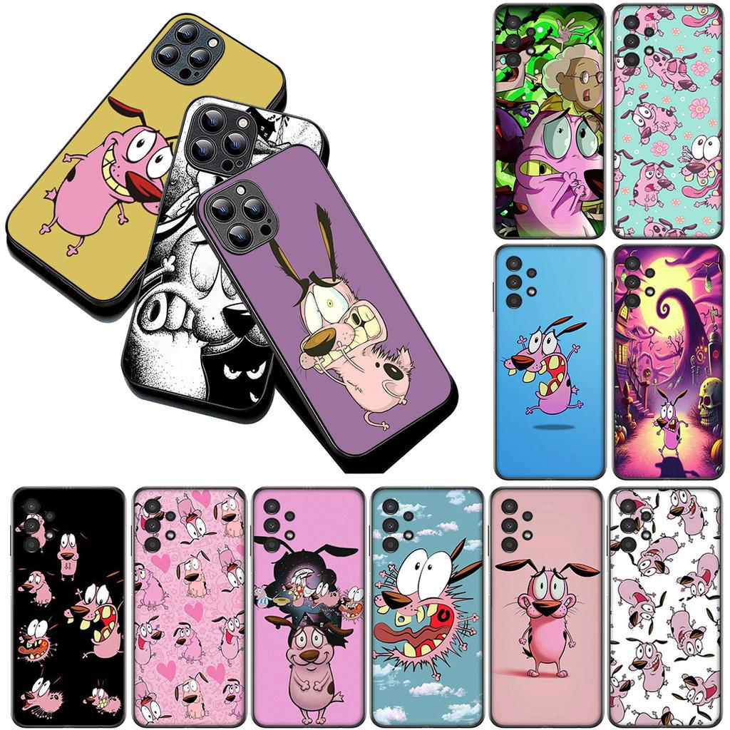 Casing for Apple iPhone 17 Pro XS Max Air 6 7 8 Plus 5 + SE 2022 SE2 16E Phone Case Poster C-Courage Dog C-Cowardly
