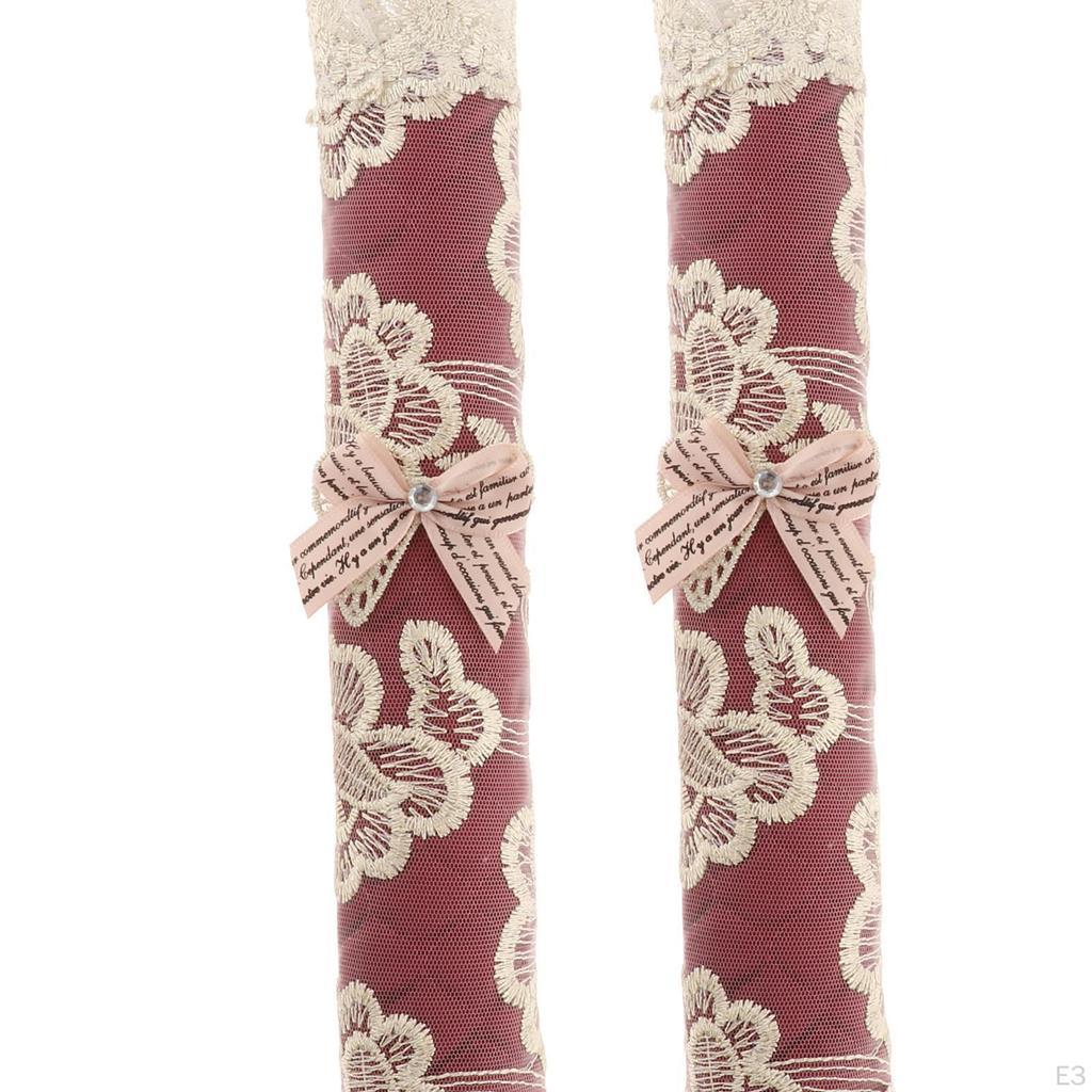 1 Pair Refrigerator Door Handle Lace Cover Kitchen Appliance Handles Gloves for Fridge Oven