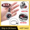 2026 Het Bilklistermärke Bilstyling Skalle Logotyp Nyckelhängare Nyckelringar Nyckelring För Kia GT Stinger Picanto Soul Ceed Sportage 3 Rio F