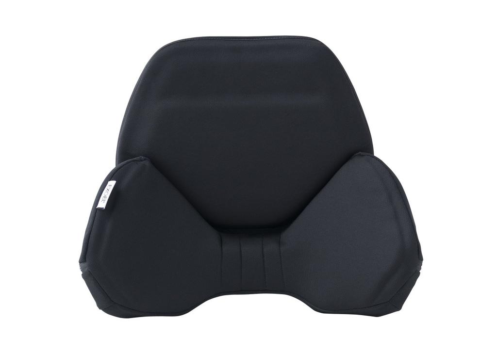 EXGEL Hug Drive Car Gel Car Lumbar Made In Cushion, Black, Cushion, Cushion, Support, Japan, HUD01-BK