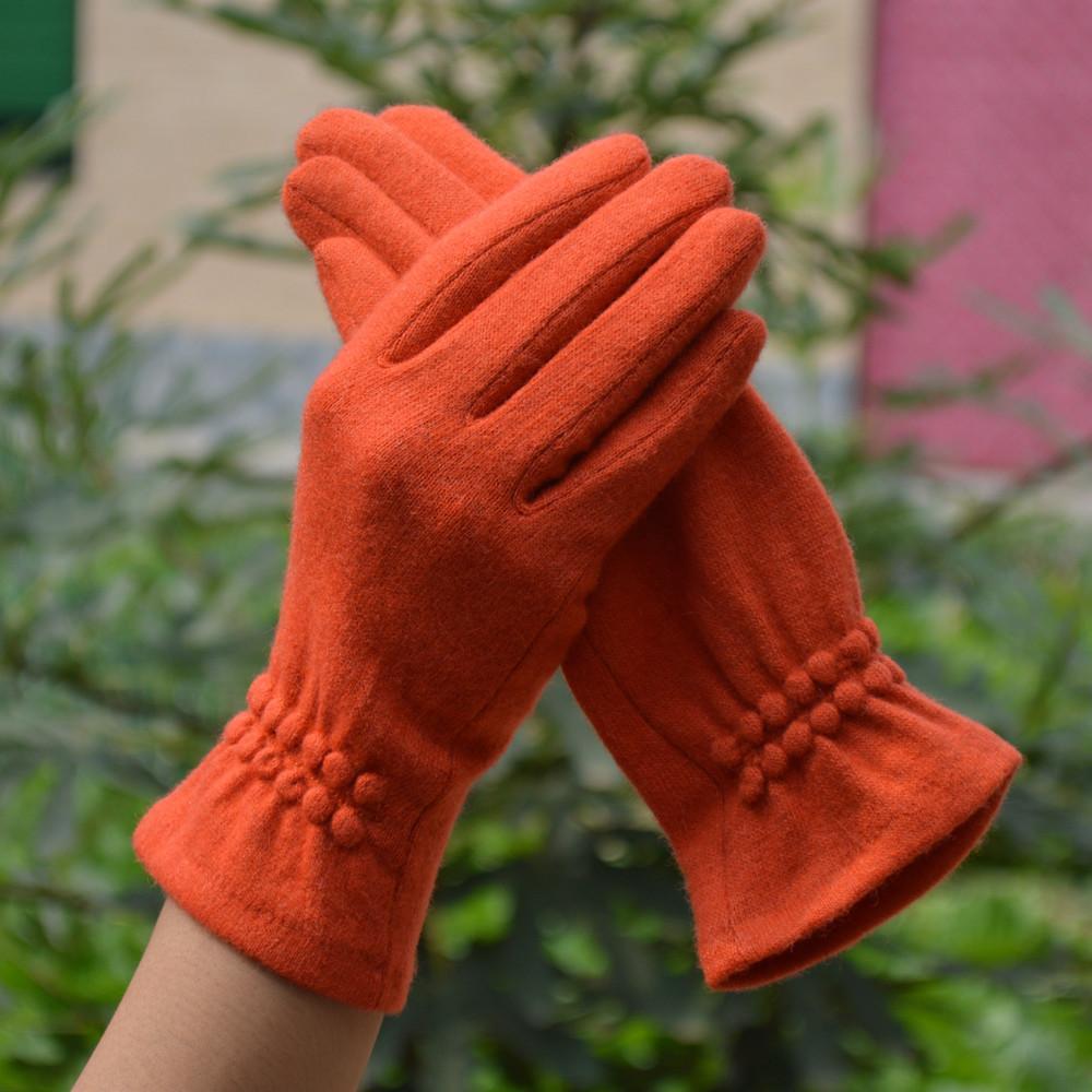 Wełniane, kaszmirowe, damskie, ciepłe, dotykowe, zimowe, codzienne rękawiczki