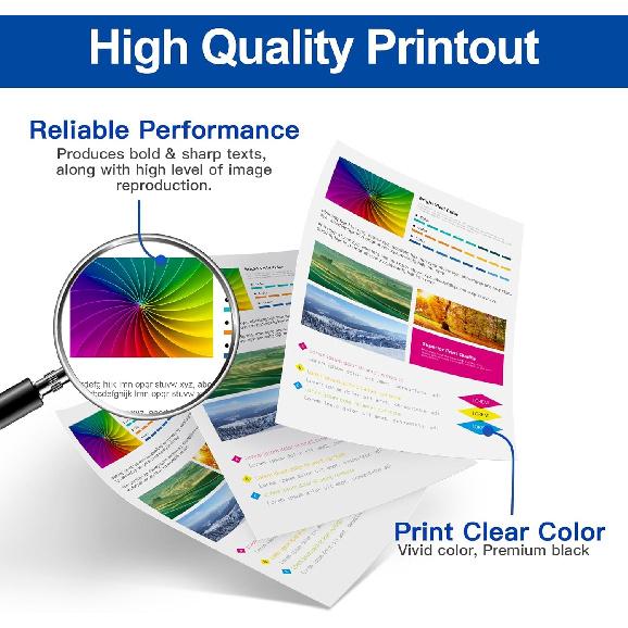 LC203XL Ink Cartridges Replacement for Brother LC203 LC201 XL LC201XL Ink Work with Brother MFC-J480DW MFC-J880DW MFC-J4420DW MFC-J680DW MFC-J885DW