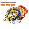 Heavy Duty Multicolor Bungee Cords With Metal Hooks Strong Stretch For Securing Luggage Cargo Camping