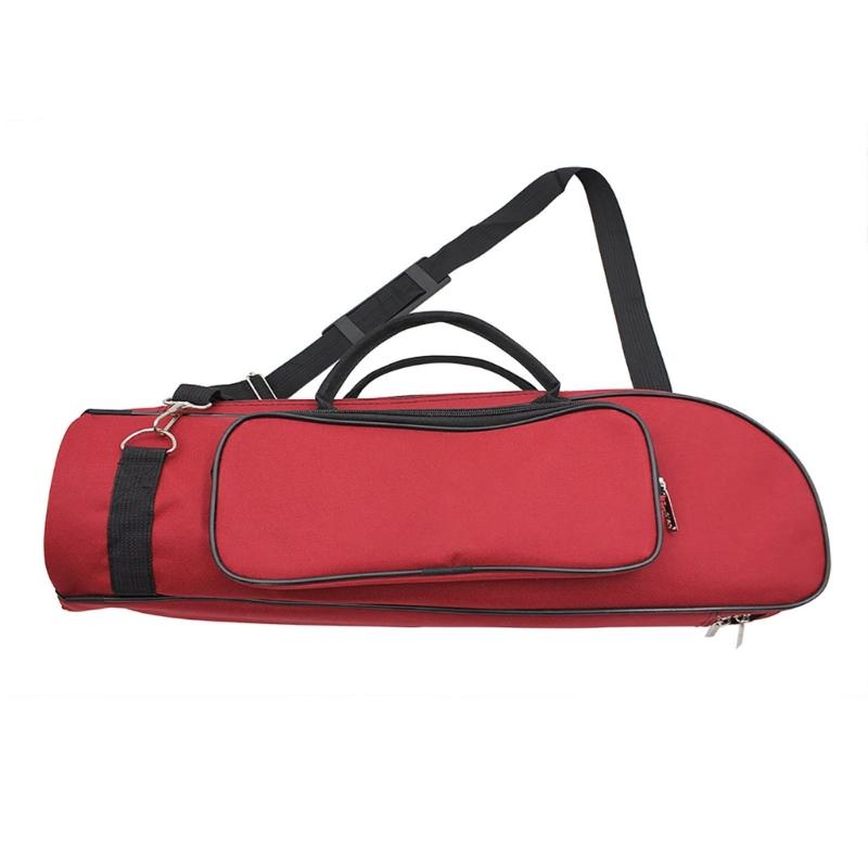 

Waterproof Oxford Cloth Trumpet Case Gig Bag Double Zippers Handbag Brass Instrument Parts for 3 Key Small Trumpet 1