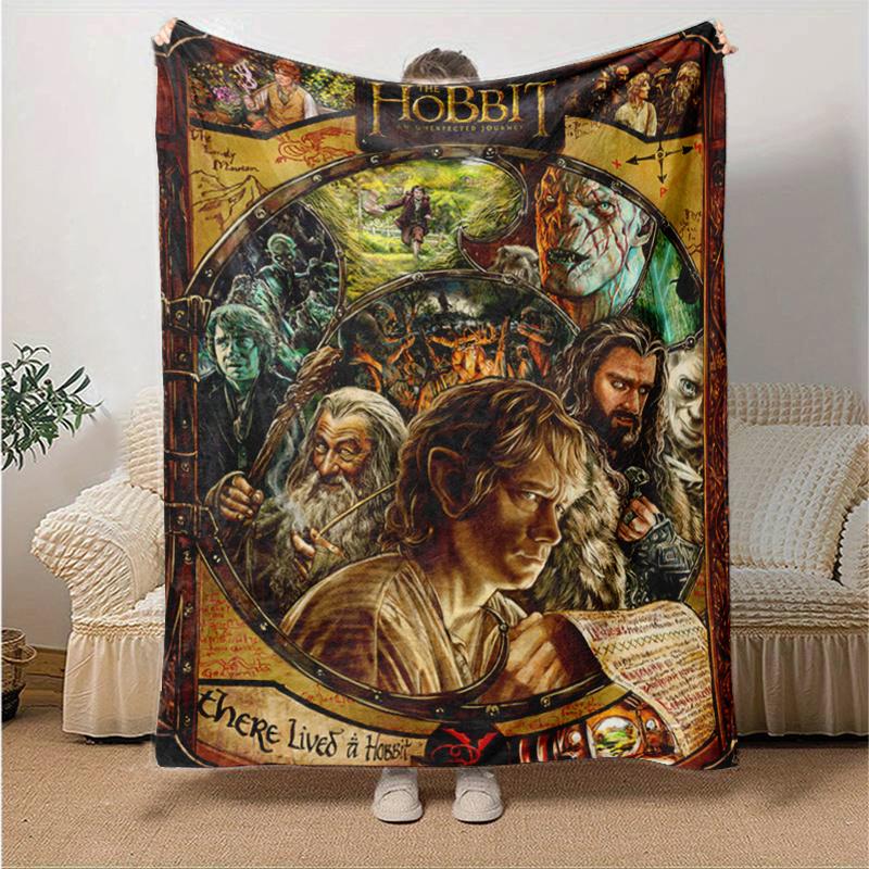 The Hobbit: An Unexpected Journey Poster PrintPrint Blanket, Soft Blanket For Sofa Office Bed And Travelling Daughter Birthday Gift esj369