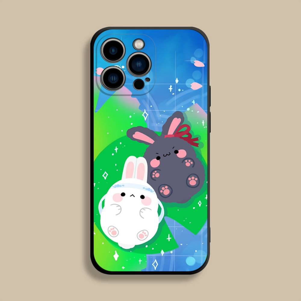 

Mo Dao Zu Shi Phone Case For iPhone 17,16,15,14,13,12,Pro,Max,Plus,E,SE4,Air,Mini Black Soft Cover iPhone15