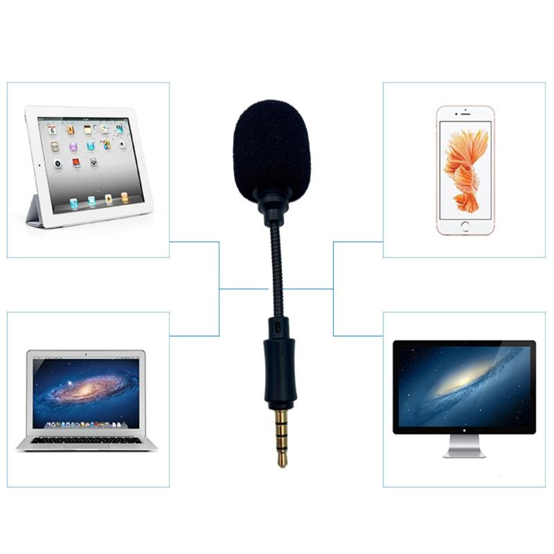 Portable Video Microphone Mic 3.5mm Plug Active Noise Reduction Outdoor for Pocket and Osmo Series for Sound Card