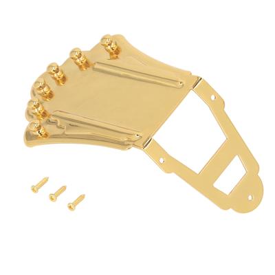 Запасний гітарний хвостовик, цільний металевий 6-струнний гітарний трапецієподібний хвостовик для Archtop