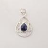 Sodalite Gemstone 925 Sterling Silver Statement Pretty Pendant 1.40" For wedding Gift PP-19-19