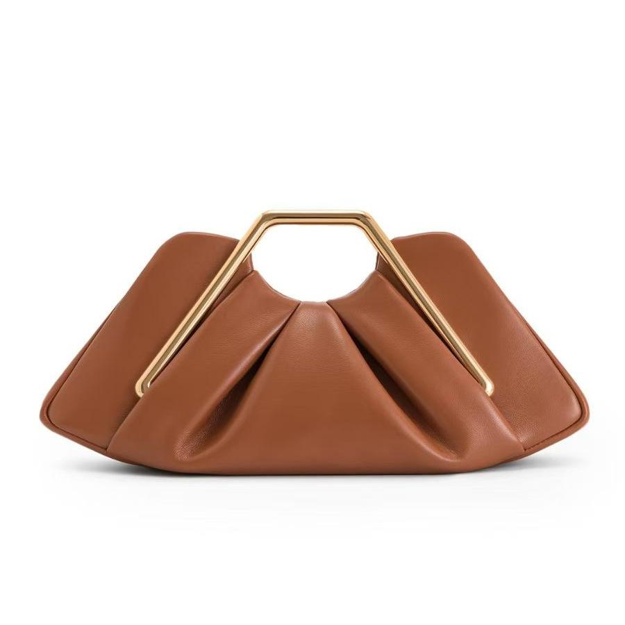 Soft Leather Bag Women'S Niche Cloud Bag Dinner Pleated Bag Premium Messenger Underarm Women'S Bag