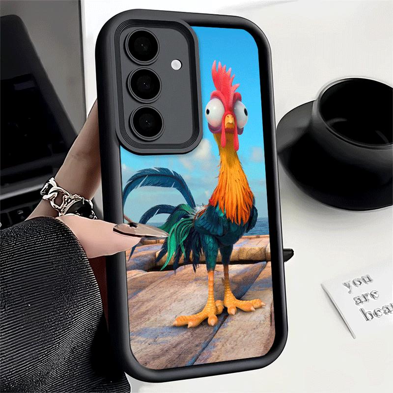 Phone Case for Samsung Galaxy S26 S25 Ultra S24 FE Chicken Hen Rooster Shell S23 Plus S22 + S21 S20 5G Soft Silicone Funda