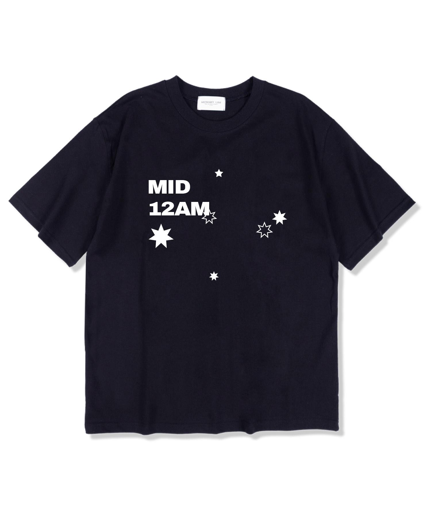 Midnight 12 Am Mid12 Star Short Sleeve T-Shirt Navy L