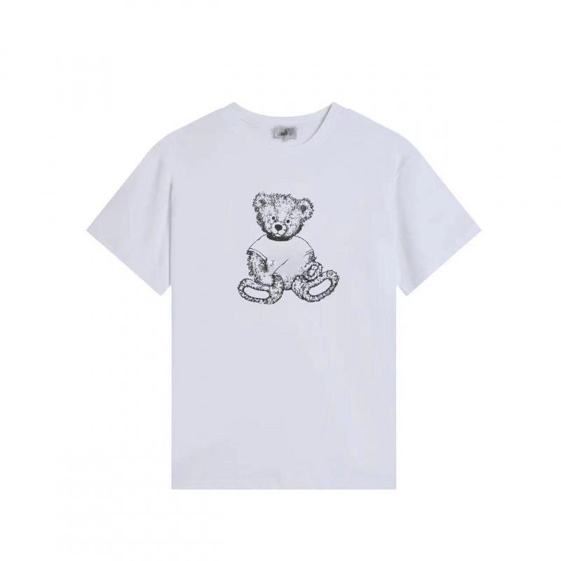 

Доступный: Милая футболка с коротким рукавом с принтом медведя, в корейском стиле, свободного кроя, унисекс, повседневный топ. S