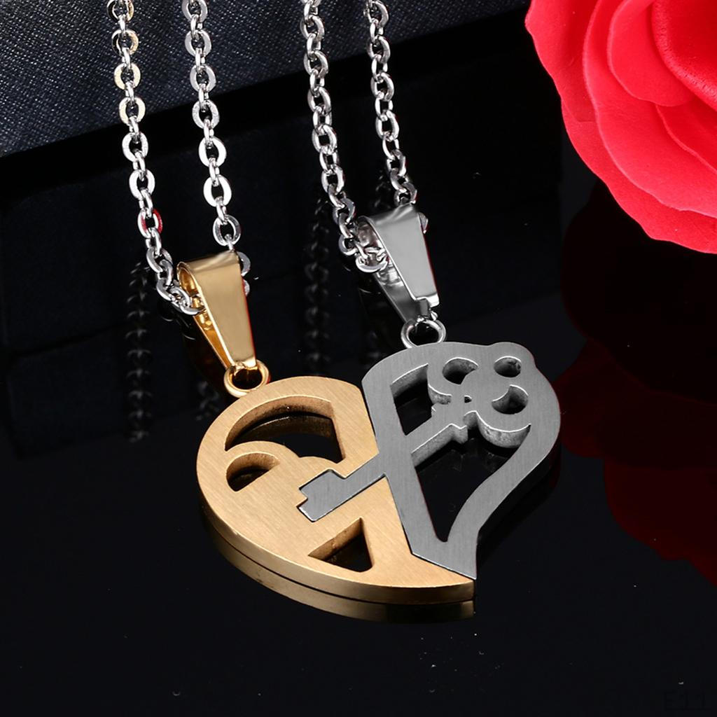 Her Matching Puzzle Stainless Steel Couples