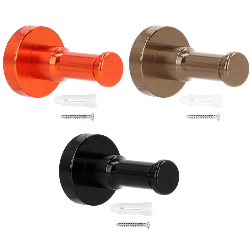 Retro Bathroom Hook Aluminum Towel Hook Heavy Duty Wall Coat Hanger for Balcony Kitchen