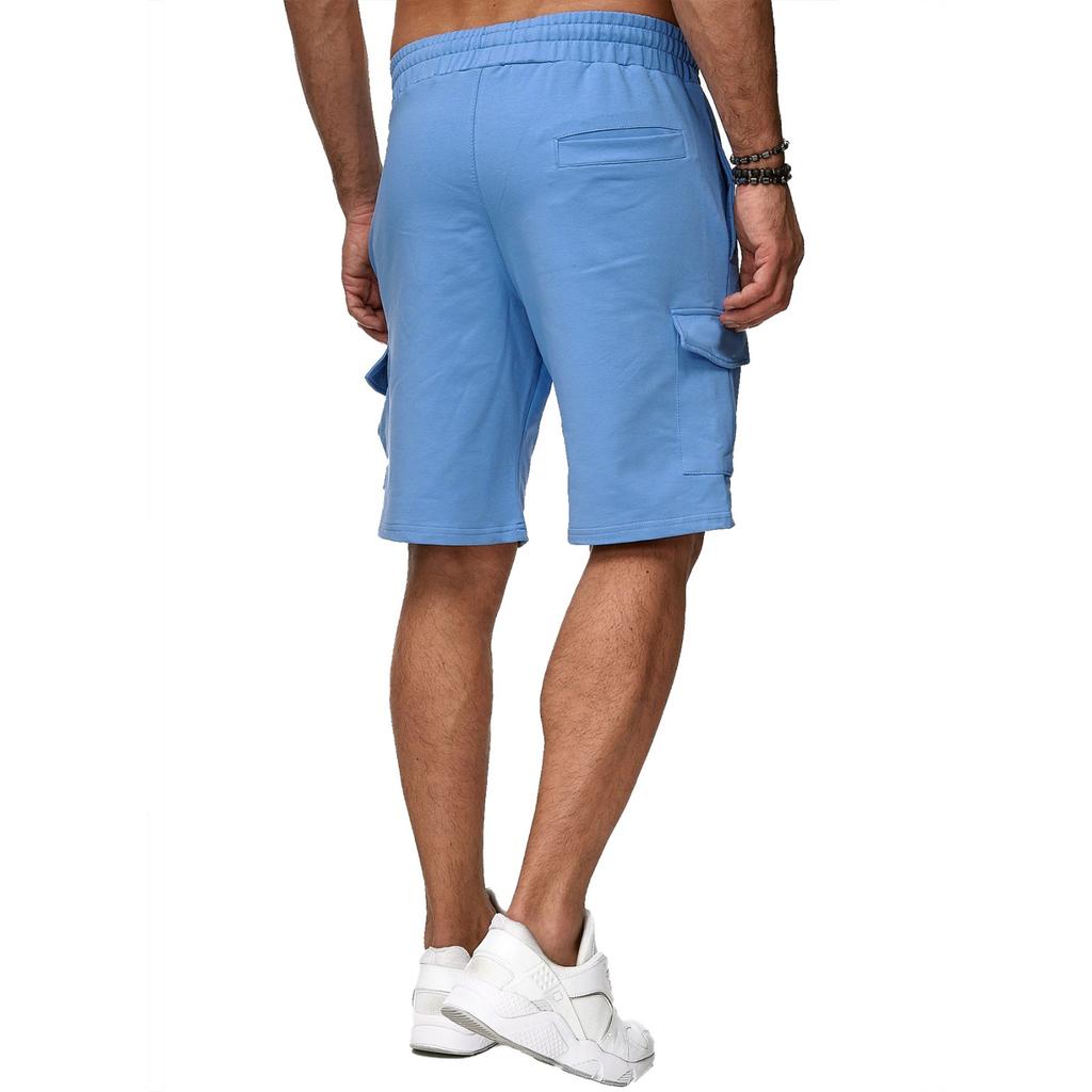 Men's Short-sleeved Sports Work Pants Men's Multi-pocket Sports And Fitness Casual Pants