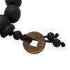 Women Bangle Wrist Wood Buddha Beads Bracelet