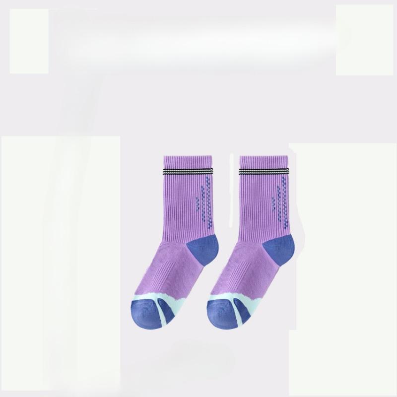 Female Spring and Summer Professional Running Jump Rope Fitness Yoga Lean Leg Pressure Exercise Tube Socks