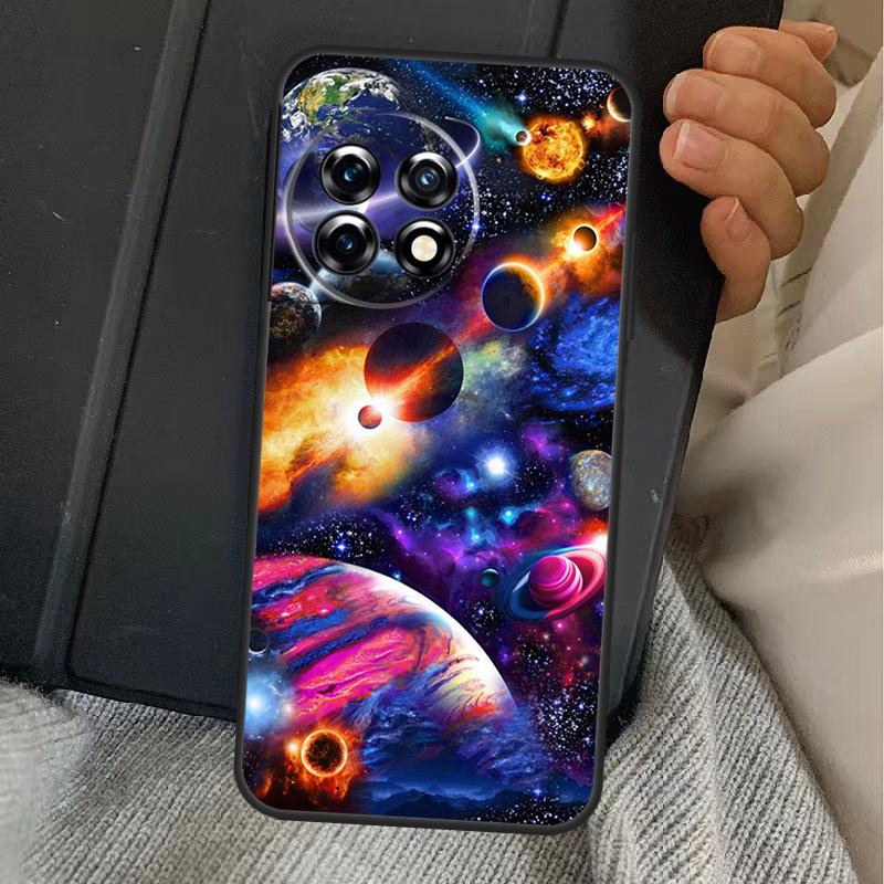 Outer Space Planet Stars Moon Case For OnePlus 15 13 12 11 13R 13T 10T 10R 12R OnePlus Nord 5 CE 2 3 4 Lite N20 N30 Cover