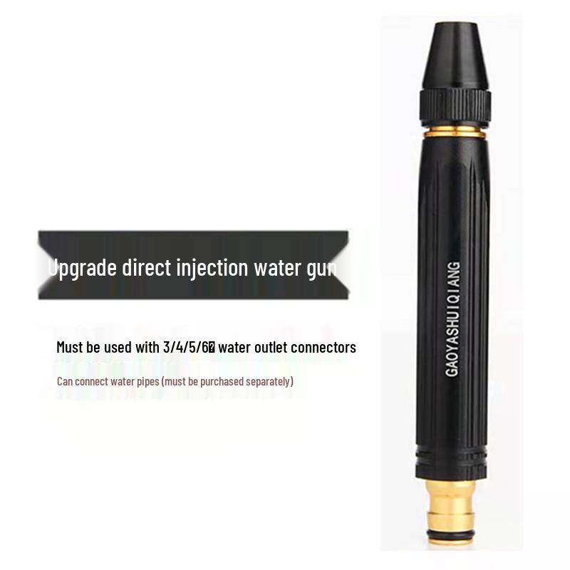 High-Pressure Car Wash and Garden Watering Hose Nozzle (1/2", 1/4", 3/4")