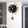 Silent Wall Clocks Modern Swing Wall Clock Simple Creative Household Hanging Clock Living Room Furniture Decoration Accessories