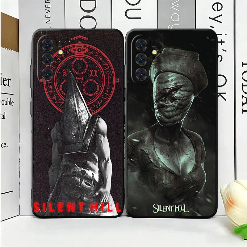 Silent Hill Horror Theme Soft Phone Case for Samsung A17 A37 A57 A16 A26 A36 A56 A15 A25 A35 A55 A14 A24 A34 A54 A13 A23 A33 A53