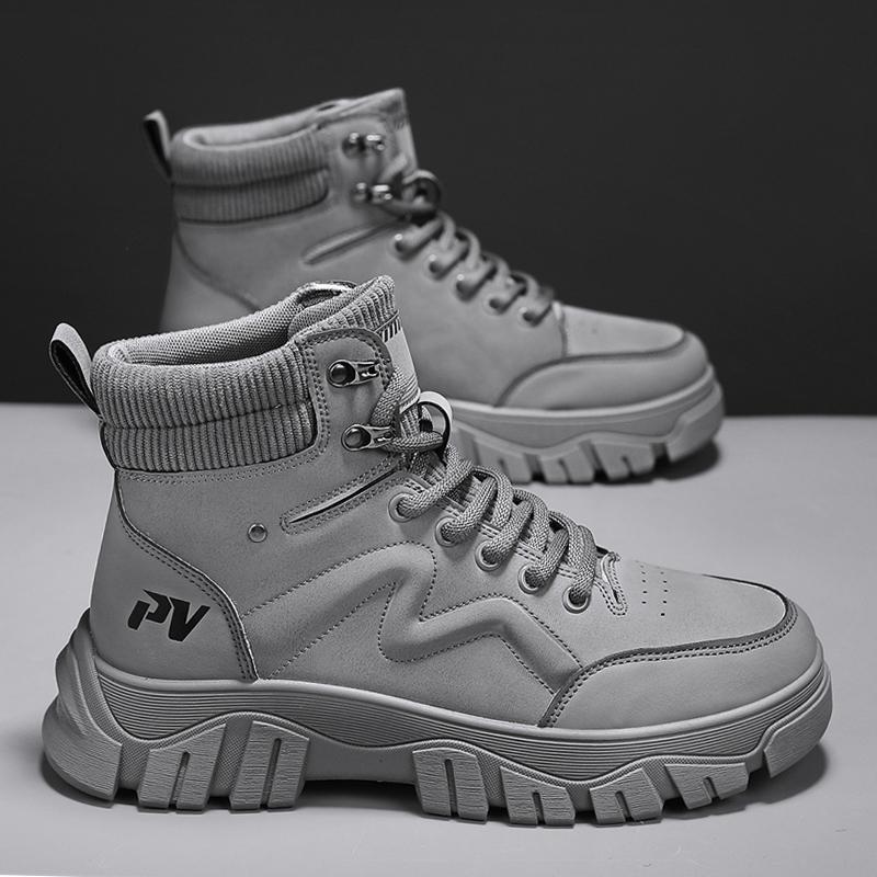 

Fashion CYYTL Mens Boots Ankle Casual Shoes Leather Cowboy Combat Winter Tactical Motorcycle Chelsea Work Outdoor Hiking Designer Luxury 39