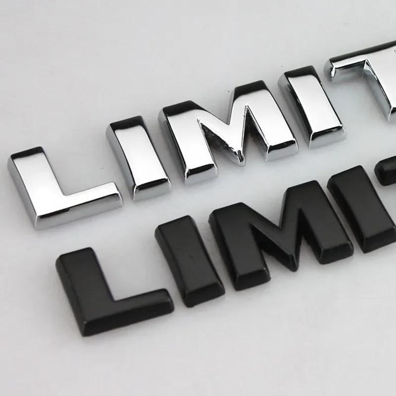 Car 3D Metal 4X4 Limited Decals Sticker For Jeep Compass Wrangler Renegade Grand Cherokee Trunk Emblem Badge Styling Stickers