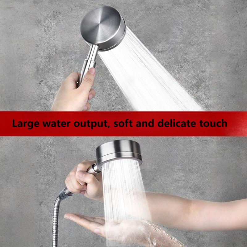 304 Stainless Steel Bathroom Shower Head High Pressure Sprayer Shower Head Supercharged Rainfall Showerhead Bathroom Shower Set