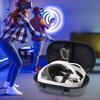 Tragetasche, Objektivschutzhülle, wasserdichte Reisetasche mit Netzfach für Meta Quest 3 VR-Headset-Controller