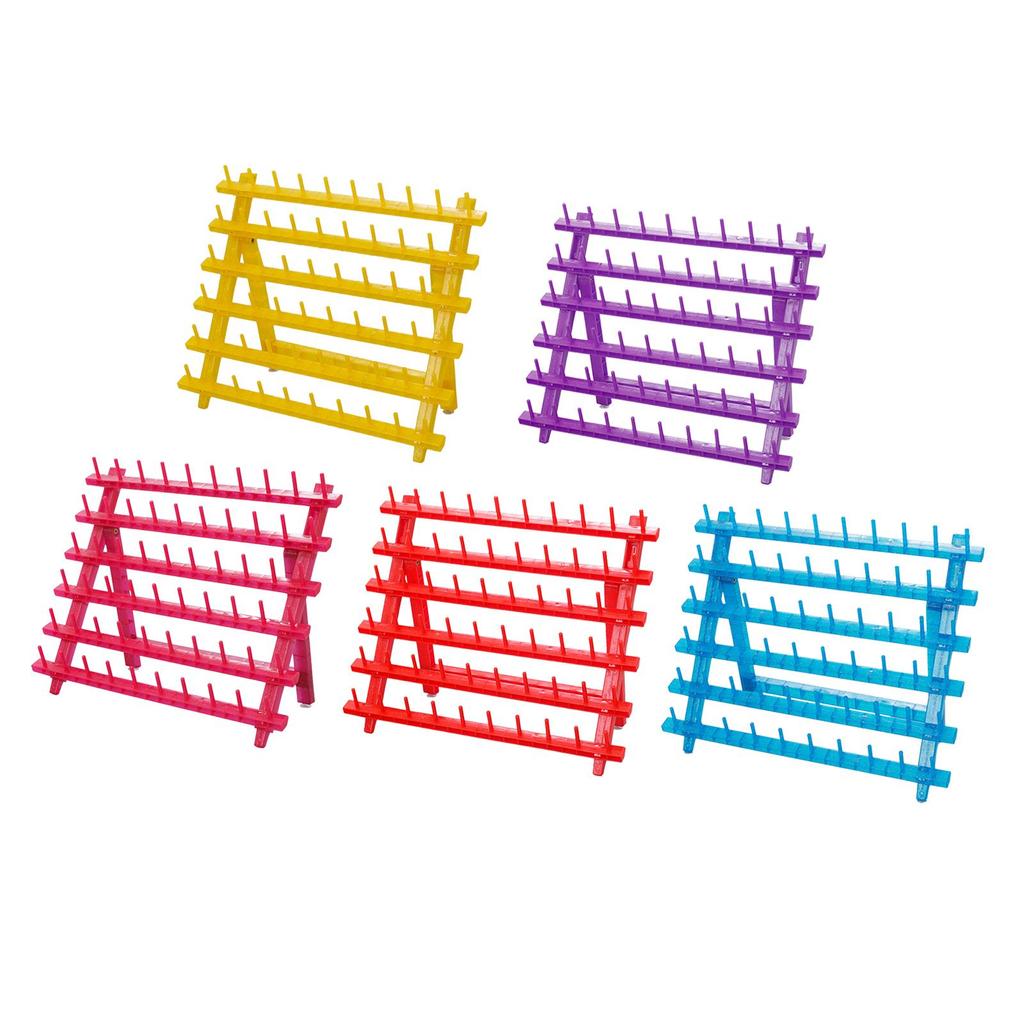 Sewing Thread Rack Holder, Thread Organizer Portable Shelf Spool Rack Spool Stand for Embroidery Hobbyists Jewelry Tailors