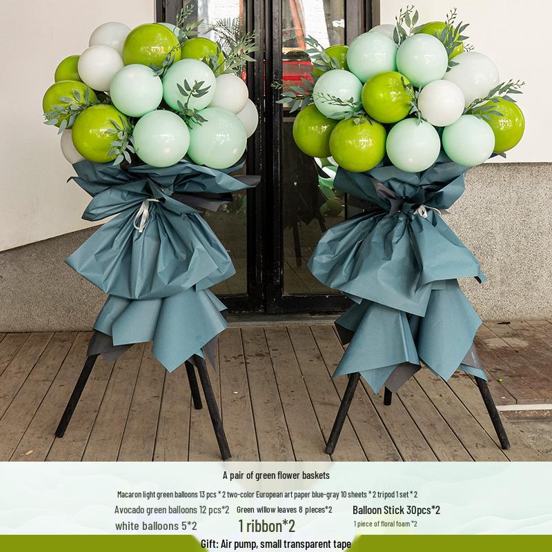 Balloon Flower Basket for Graduation Ceremony and Indoor Decoration
