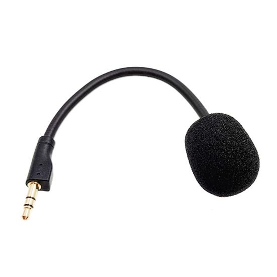 Headset Microphone Plug Play Replaceable Flexible 3.5mm Omnidirectional Gaming Headphone Microphone for Logitech-G Pro X