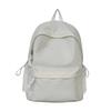 Schoolbag backpack for men and women simple and versatile ins design sense backpack niche Korean fresh large-capacity college student schoolbag