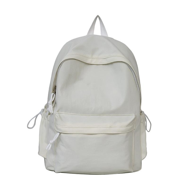 Schoolbag backpack for men and women simple and versatile ins design sense backpack niche Korean fresh large-capacity college student schoolbag