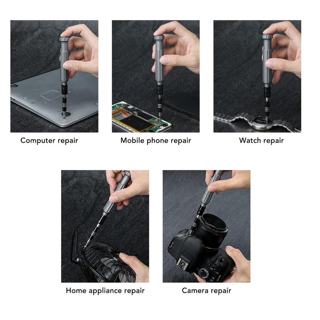 Schraubendreher-Set 150 in 1 Multifunktionales Reparaturwerkzeug-Set für Elektronikgeräte, Haushaltsgeräte, Möbel, Kleines Schraubendreher-Set