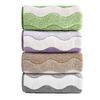 Soft High-Density Coral Fleece Towel - Absorbent, Thick Face & Hair Drying with Fresh 3D Floral Design