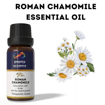 Ananta Römische Kamille Ätherisches Öl 10 ml | Floral-Kräuter Aromatisches Öl | Zur Verwendung im Diffusor & als Raumduft