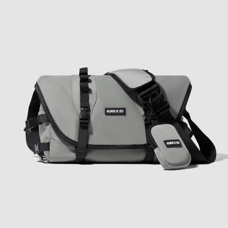 Herren Umhängetasche Messenger Bag Rucksack für Radfahren Studententasche Tasche für Arbeitsfunktion Große Kapazität Oxford-Gewebe