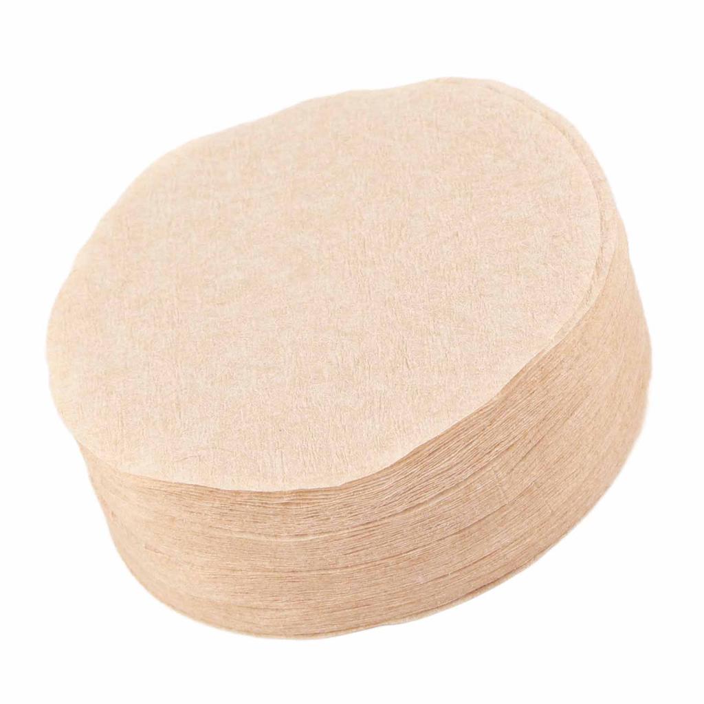100Pcs Per Set Coffee Filter Paper Replacement Filter For Coffee Mocha (No. 6 Dia. 60mm)