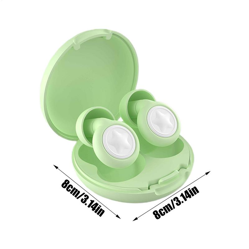 Silent Ear Plugs Reusable Silicone Sleeping Earplugs For Hearing Protection Soft Silent Noise Cancelling Earplugs For Concerts