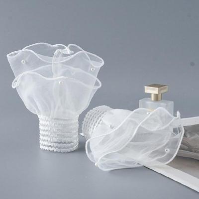 Wrist Cuffs Detachable Elegant Wristband Flared Organ Ruffled Wristband