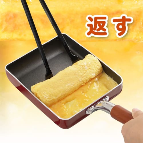 Wahei Phrase Made in Japan You can cook eggs with this one tool! Tamagoyaki Tool, Melt, Gather, Return, Dishwasher Safe, Pan Tool RE-6954